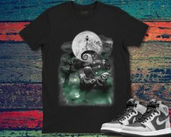 The Nightmare Before Christmas Haunted Scene Funny Unisex Gift T-Shirt