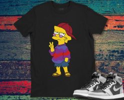 The Simpson Family Bart Lisa Simpson Funny Pose Unisex Gift T-Shirt