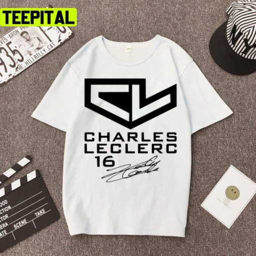 The Symbol Of Charles Leclerc 16 Sign Design Unisex T-Shirt