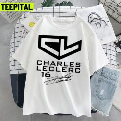 The Symbol Of Charles Leclerc 16 Sign Design Unisex T-Shirt