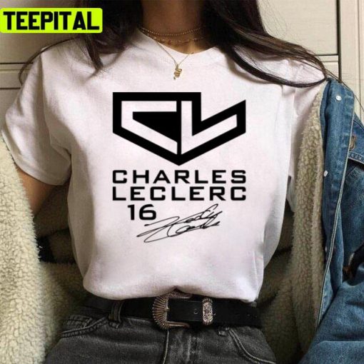 The Symbol Of Charles Leclerc 16 Sign Design Unisex T-Shirt