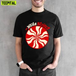 The White Stripes Peppermint Candy Rock Band Unisex T-Shirt