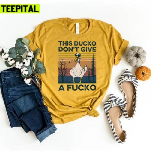 This Ducko Don’t Give A Fucko Design Unisex T-Shirt