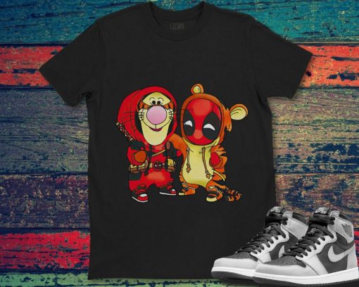 Tigger and Deadpool Friends Disney Unisex Gift T-Shirt