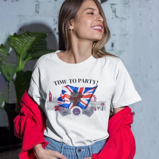 Time To Party 1952 2022 Platinum Jubilee Unisex T-Shirt