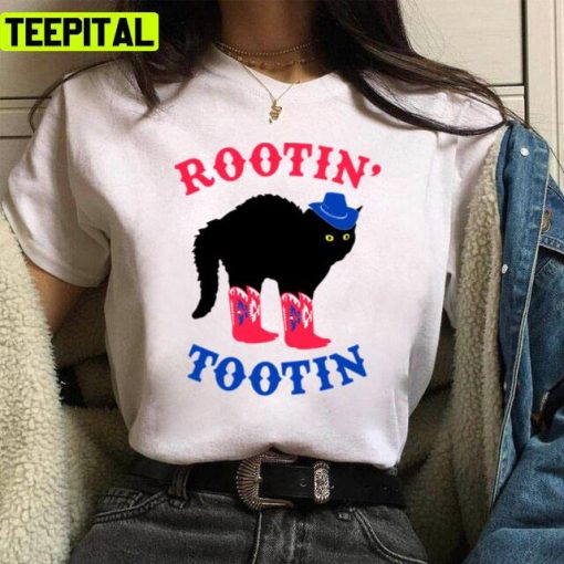 Trending Rootin Tootin Cowboy Cat Unisex T-Shirt