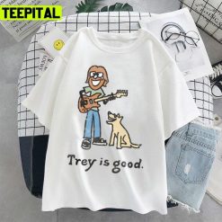 Trey Is Good Guitar Cute Drawing Design Unisex T-Shirt