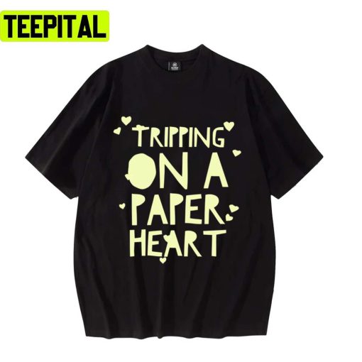 Tripping On A Paper Heart Retro Rock Music 90s Unisex T-Shirt