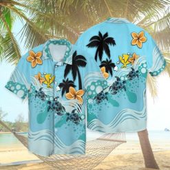 Turtles In The Sea For Men And Women Graphic Print Short Sleeve Hawaiian Casual Shirt Y97