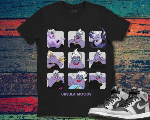 Ursula The Little Mermaid Funny Ursula Moods Disney Unisex Gift T-Shirt