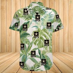 Us Army Army Star Logo Cool American Hawaiian Graphic Print Short Sleeve Hawaiian Shirt L98