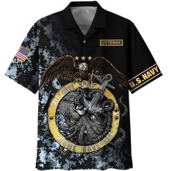 U.S Navy Octopus Cool Hawaiian Shirt