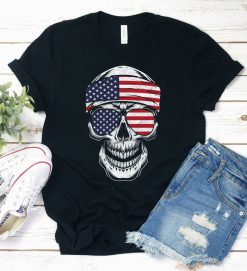 USA Skull Flag Shirt