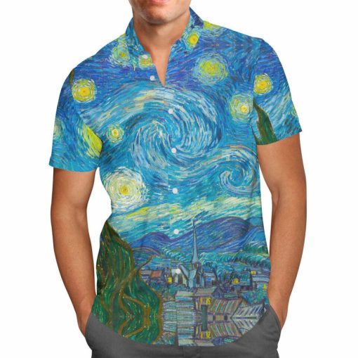 Van Gogh Starry Night Hawaii Shirt