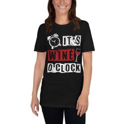 Vineyard Tours Its Wine O Clock Funny Winery Girls Guys Time To Drink Alarm Clock Gift T-Shirt