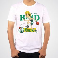 Vintage 1980s New Larry Bird Boston Celtics Unisex T-Shirt