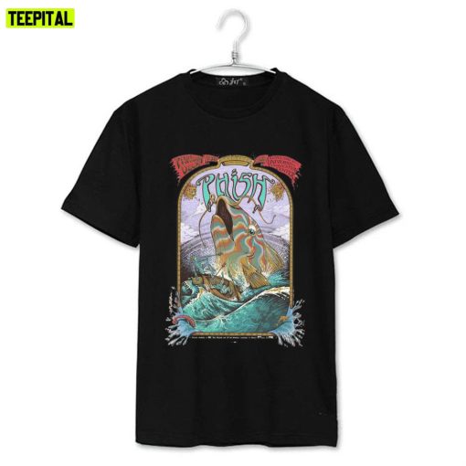 Vintage Art Whale Phish Banf Unisex T-Shirt