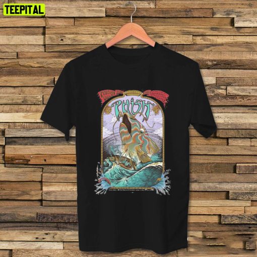 Vintage Art Whale Phish Banf Unisex T-Shirt