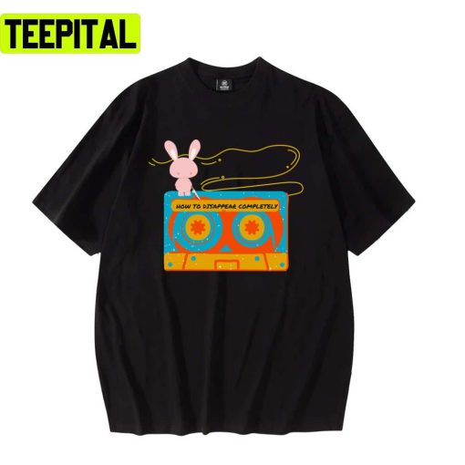 Vintage Cassette Tape Mixtape Creepy Bunny Retro Radiohead Rap Rock Music Unisex T-Shirt