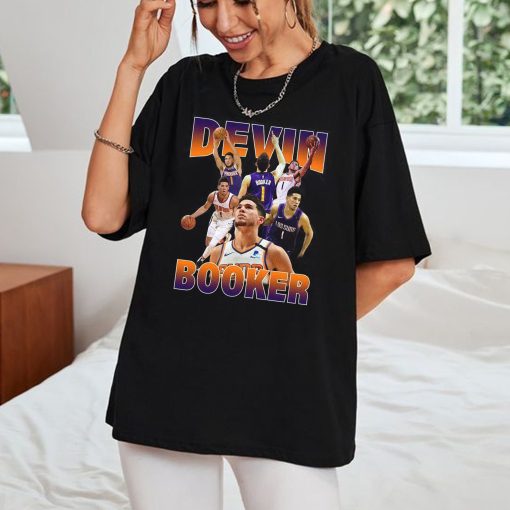 Vintage Gradient Devin Booker Phoenix Suns Basketball Unisex T-Shirt