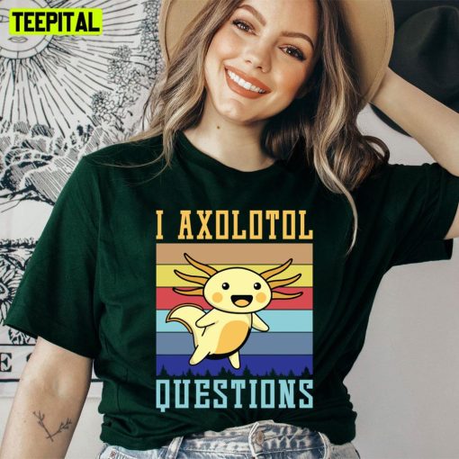 Vintage I Axolotl Questions Unisex T-Shirt