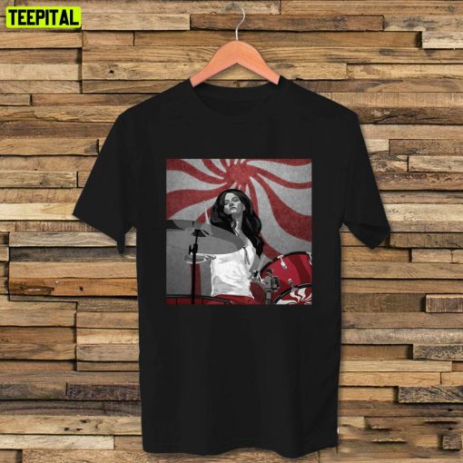 Vintage Retro Meg White Vector Portrait Unisex T-Shirt