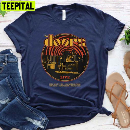 Vintage Setupthe Doors Jim Morrison Unisex T-Shirt