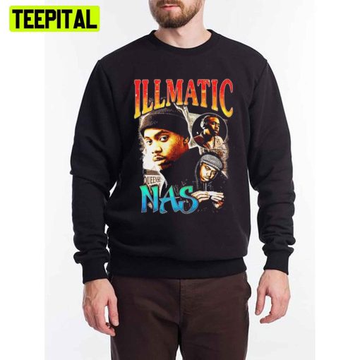 Vintage Yaow Illmatic Nas Rapper Unisex T-Shirt