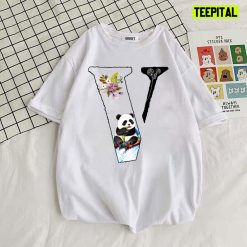 Vlone With Beautiful Panda Cute Design For V Unisex T-Shirt