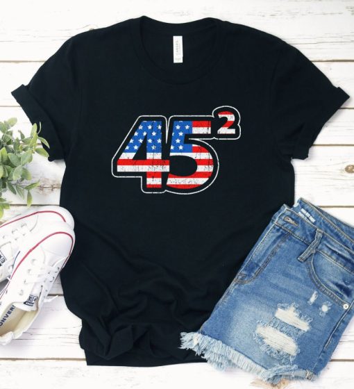 Vote 45 Squared Trump Shirt