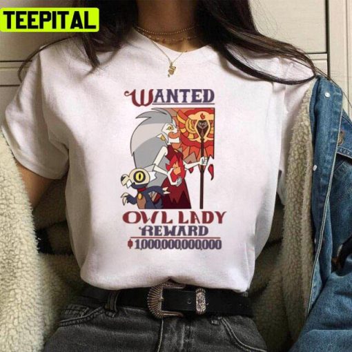 Wanted Owl Lady The Owl House Unisex T-Shirt