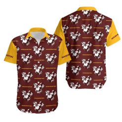 Washington Football Team Mickey and Flowers Hawaii Shirt and Shorts Summer Collection H97