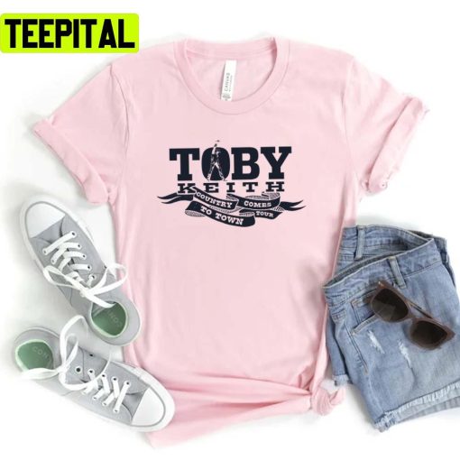 Western Darkblue Toby Keith Unisex T-Shirt