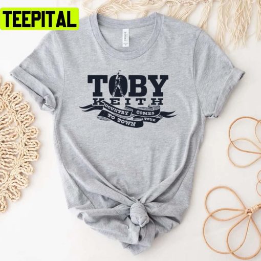 Western Darkblue Toby Keith Unisex T-Shirt