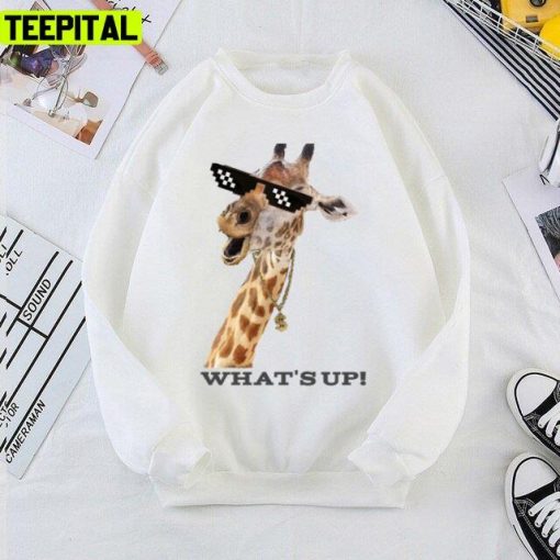 What’s Up Cool Giraffi Design Unisex T-Shirt