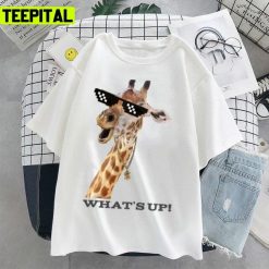 What’s Up Cool Giraffi Design Unisex T-Shirt