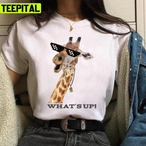 What’s Up Cool Giraffi Design Unisex T-Shirt