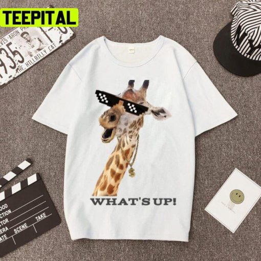 What’s Up Cool Giraffi Design Unisex T-Shirt