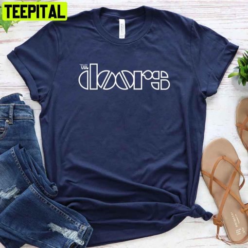 White Classic Design The Doors Unisex T-Shirt