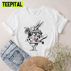 White Rabbit Alice In Wonderland Unisex T-Shirt