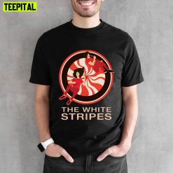 White Red Design The White Stripe Unisex T-Shirt