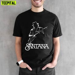 White Style Carlos Santana Unisex T-Shirt
