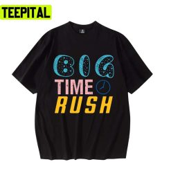 Work Motivation Poster Big Time Rush Btr Retro Rock Band Unisex T-Shirt