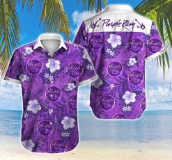 World Of Warcraft Purple Rain Hawaiian Graphic Print Short Sleeve Hawaiian Casual Shirt N98