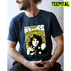 Yellow Black Mix The Doors Unisex T-Shirt