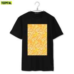 Yellow Leaves Pattern Unisex T-Shirt
