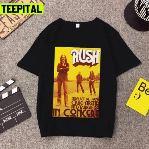 Yellow Tour Big Time Rush Btr Retro Rock Band Unisex T-Shirt