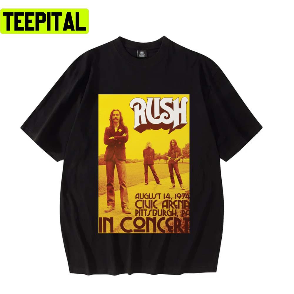 Yellow Tour Big Time Rush Btr Retro Rock Band Unisex T-Shirt