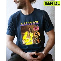 Yellow Vintage Princes R&b Aaliyah Unisex T-Shirt