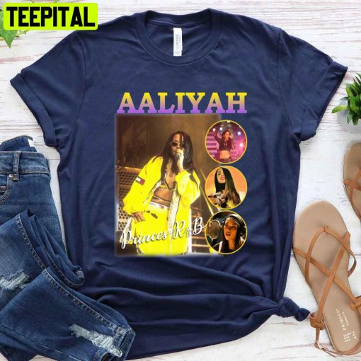 Yellow Vintage Princes R&b Aaliyah Unisex T-Shirt